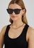 Black square-frame oversized sunglasses - Victoria Beckham