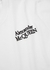 White logo-embroidered cotton T-shirt - Alexander McQueen