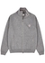 Grey cashmere-blend track jacket - Alexander McQueen