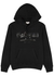 Black logo hooded cotton sweatshirt - Alexander McQueen
