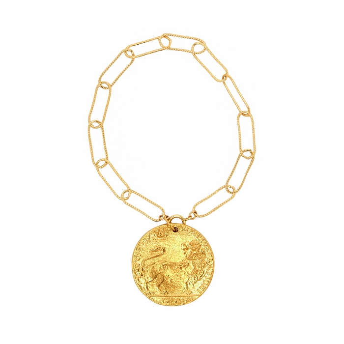 Alighieri Il Leone 24kt Gold-plated Bracelet