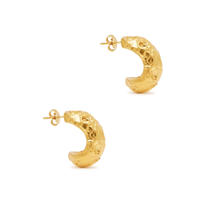 Alighieri The Fragmented Amulet 24kt Gold-plated Earrings
