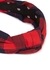 Red checked flannel headband - Lele Sadoughi