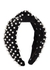 Black faux pearl-embellished headband - Lele Sadoughi