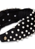 Black faux pearl-embellished headband - Lele Sadoughi