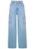 Light blue wide-leg jeans - Frame