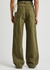 Army green wide-leg jeans - Frame
