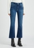 Le Crop Mini Boot dark blue jeans - Frame
