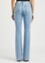 Le High Flare Degradable distressed flared-leg jeans - Frame