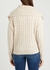 Cream cable-knit half-zip jumper - Frame