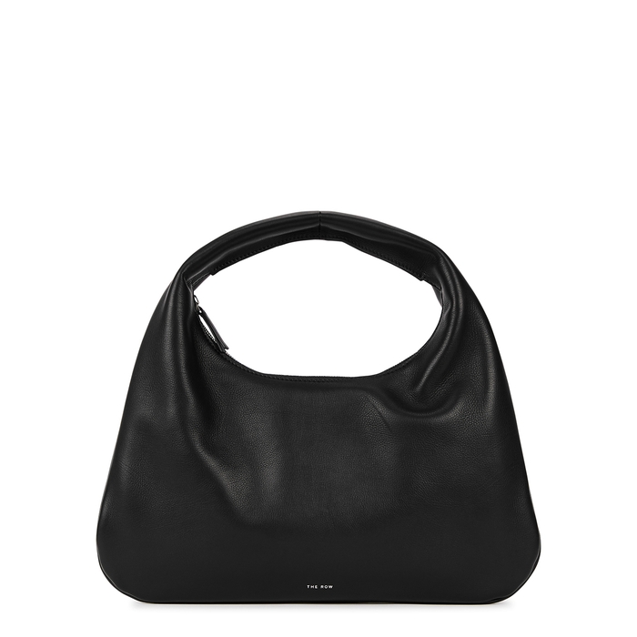 The Row Everyday Small Leather Shoulder Bag In Black | ModeSens