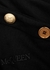 Black button-embellished cotton T-shirt - Alexander McQueen