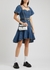 Dark blue denim mini dress - Alexander McQueen
