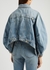 Blue cropped denim jacket - Alexander McQueen