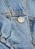 Blue cropped denim jacket - Alexander McQueen