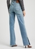 Light blue straight-leg jeans - Alexander McQueen