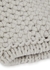 Light grey waffle-knit cashmere beanie - Inverni