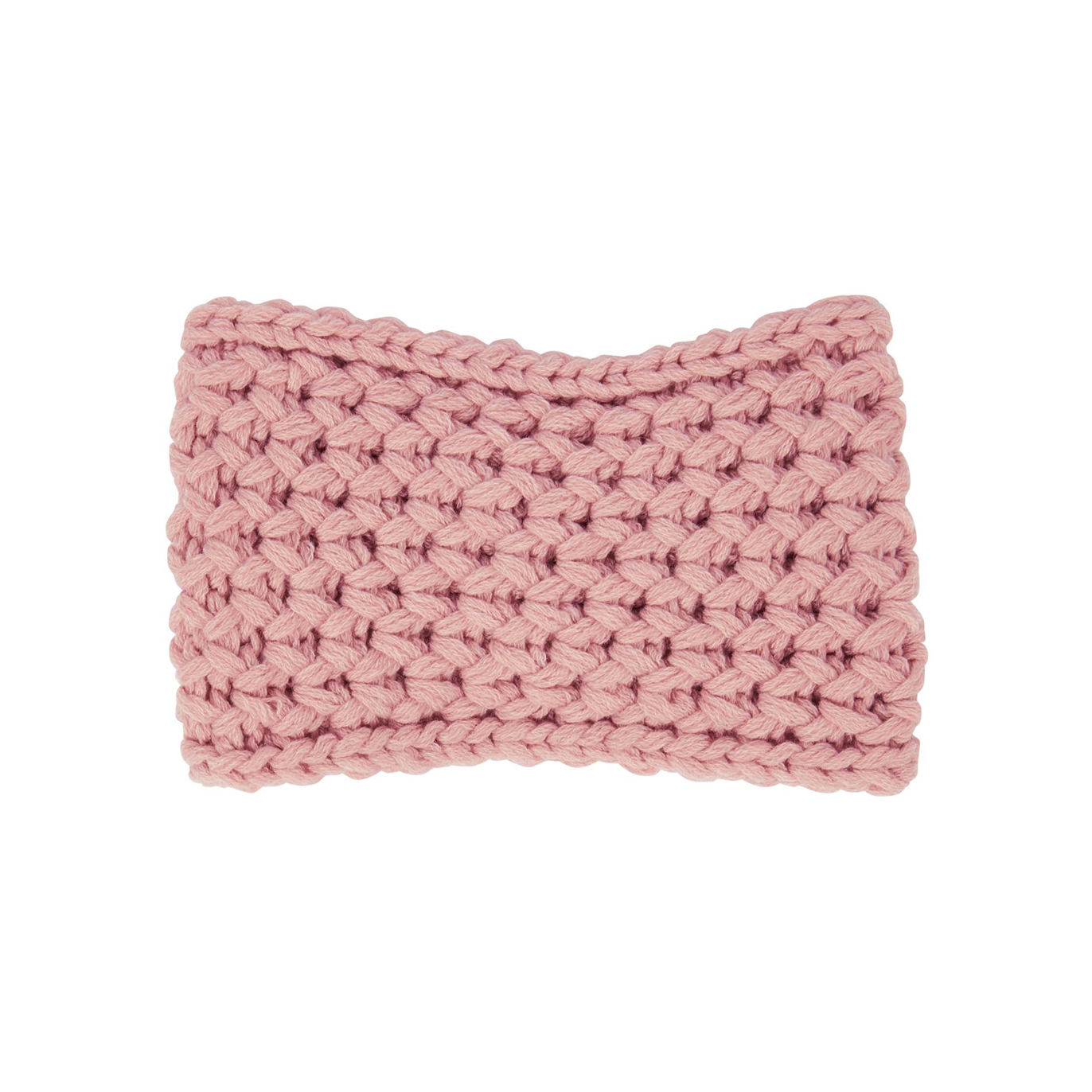 Inverni Light Pink Waffle-knit Cashmere Headband