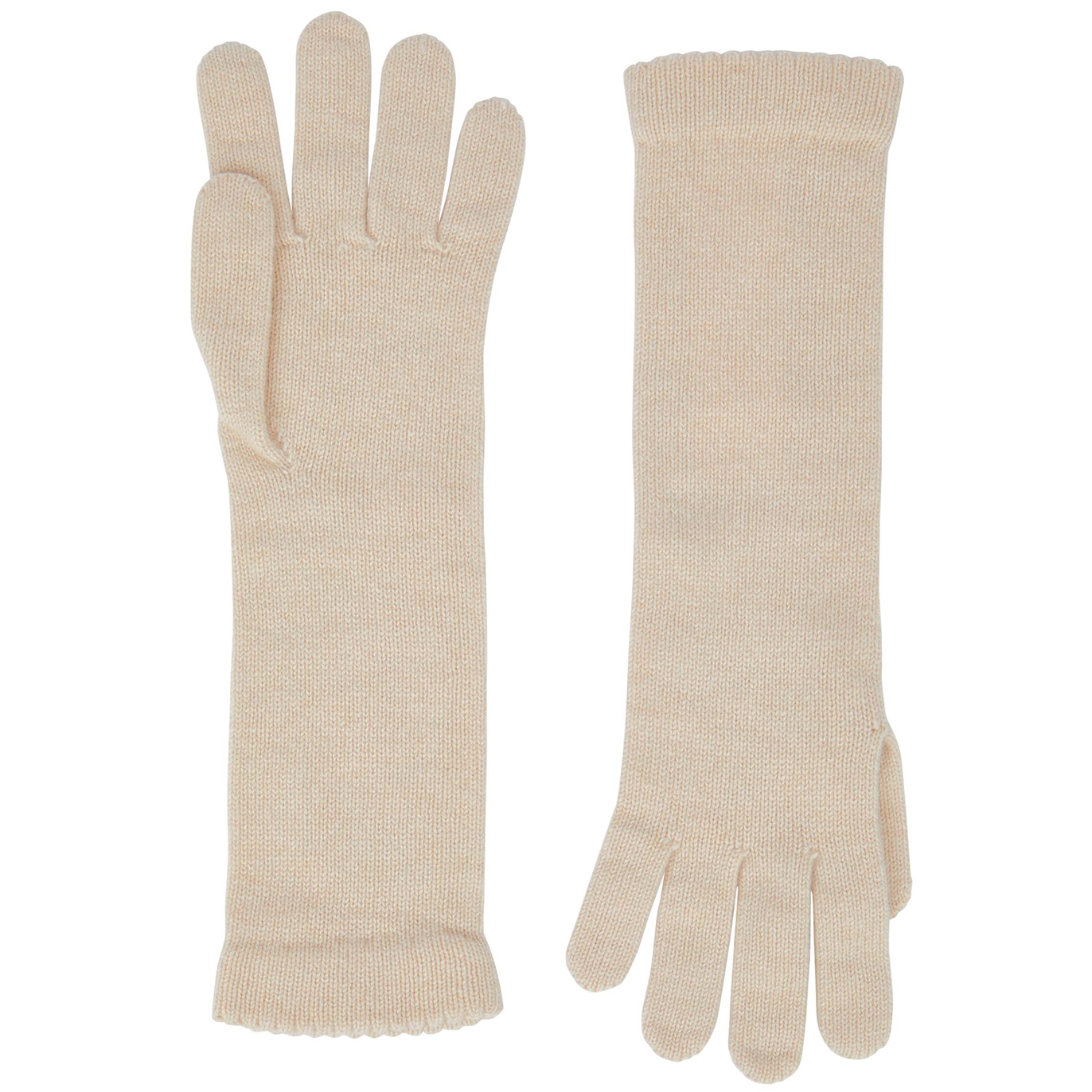 Inverni Ecru Cashmere Gloves