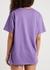 Purple printed cotton T-shirt - Gucci