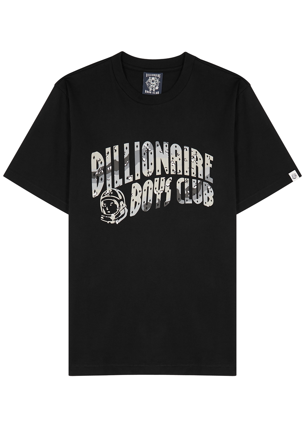 Billionaire Boys Club Black logo-print cotton T-shirt - Harvey Nichols