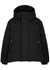 Black hooded quilted shell jacket - Dsquared2