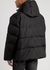 Black hooded quilted shell jacket - Dsquared2