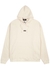 Cream hooded cotton-blend sweatshirt - Dsquared2