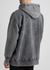 Grey printed hooded cotton sweatshirt - Dsquared2