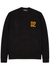 Black logo-embroidered wool jumper - Dsquared2