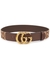 GG Marmont brown canvas belt - Gucci