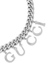 Silver-tone logo chain necklace - Gucci