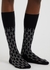 GG black crystal-embellished socks - Gucci