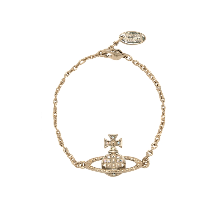 Vivienne Westwood Mayfair Bas Relief Mini Gold-tone Bracelet