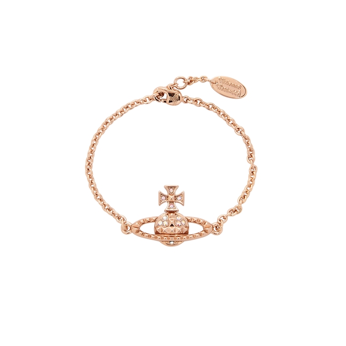 Vivienne Westwood Mayfair Bas Relief Rose Gold-tone Bracelet