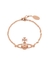 Mayfair Bas relief rose gold-tone bracelet - Vivienne Westwood