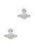 Minnie silver-tone orb stud earrings - Vivienne Westwood