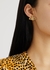 Mini Bas Relief gold-tone stud earrings - Vivienne Westwood