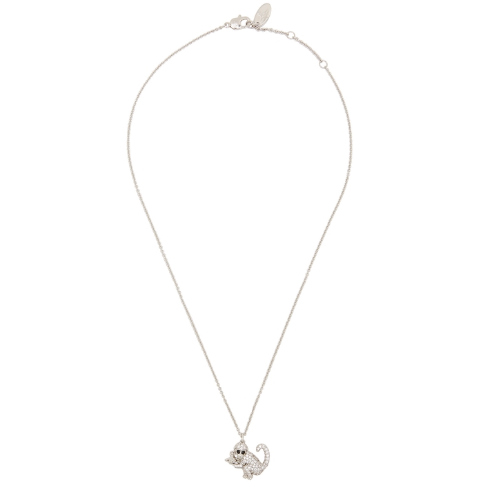 Vivienne Westwood Ramzia Embellished Silver-tone Necklace