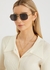 U Lock gold-tone aviator-style sunglasses - Bottega Veneta