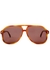 Politician tortoiseshell aviator-style sunglasses - Gucci