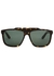 Tortoiseshell D-frame sunglasses - Gucci