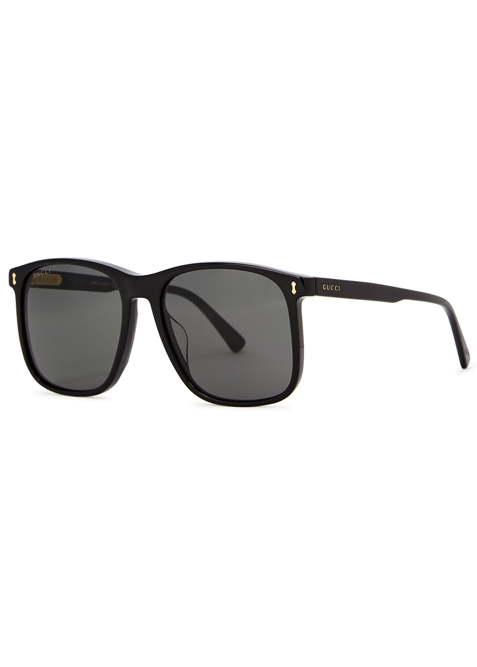 Gucci Politician black oversized sunglasses - Harvey Nichols