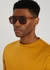 Politician tortoiseshell aviator-style sunglasses - Gucci