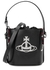 Daisy small black leather bucket bag - Vivienne Westwood