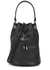 Carrie black grained leather bucket bag - Vivienne Westwood