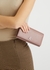Jordan pink leather wallet-on-chain - Vivienne Westwood