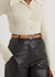 Light brown small orb leather belt - Vivienne Westwood