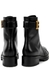 Ranger Romy 50 black leather ankle boots - Balmain