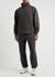 Yacht charcoal half-zip cotton sweatshirt - Les Tien